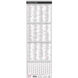 Burde 2026 Kalender, Årsblad