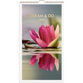 Burde 2026 Väggkalender, Dream &amp; Do