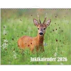 Burde 2026 Väggkalender, Jaktkalender