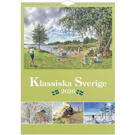 Burde 2026 Väggkalender, Klassiska Sverige