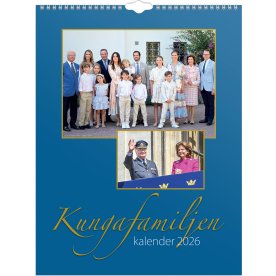 Burde 2026 Väggkalender, Kungafamiljen
