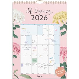 Burde 2026 Väggkalender, Life Organizer