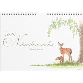 Burde 2026 Väggkalender, Naturalmanacka