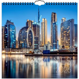 Burde 2026 Väggkalender, Skylines