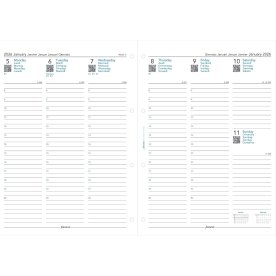 Filofax 2026 Refill | A4 | Vecka | 5 språk