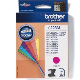 Brother LC223M bläckpatron, magenta, 550 s