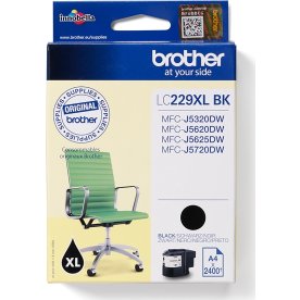 Brother LC229XLBK bläckpatron, svart, 2400 s