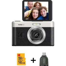 KODAK Digitalkamera Pixpro C1 CMOS 5x 16MP, svart