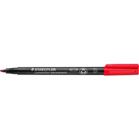 Staedtler Lumocolor 314 Märkpenna B, permanent, rö