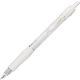 Pilot G-2 gelpenna, 0,7 mm, vit