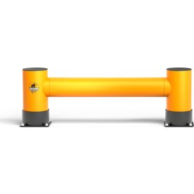 Rack-Mammut påkörningsskydd hyllgavlar/enkel, 1,2m
