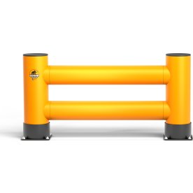 Rack-Mammut Påkörningsskydd Hyllgavel, dubbel/1,2m