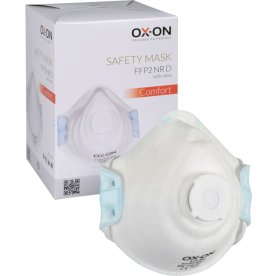 OX-ON Dammskydd Comfort FFP2 NR D m/ventil, 10 st