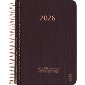 Kozo 2026 Kalender | A6 | Vecka | Coffee