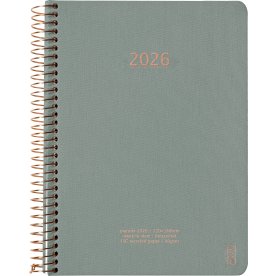 Kozo 2026 Kalender | A5 | Vecka | Aloe Vera