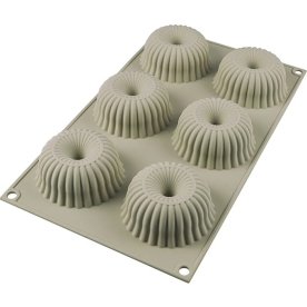 Silikomart 3D Bakform Mini Raggio, Ø6,7 cm, 8,5 cl