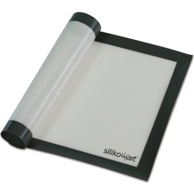 Silikomart Bakmatta, Glasfiber, svart/vit, 40x30cm