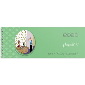 Burde 2026 Kalender, Stor Plankalender, Humor