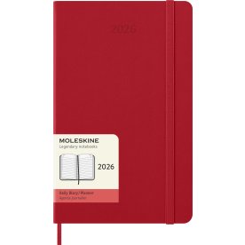 Moleskine 2026 Kalender | H | Dag | L | Röd