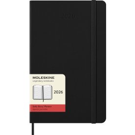 Moleskine 2026 Kalender | H | Dag | L | Svart