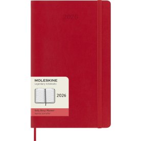 Moleskine 2026 Kalender | S | Dag | L | Röd