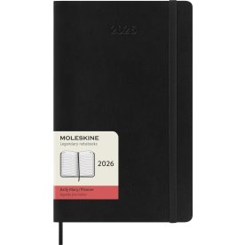 Moleskine 2026 Kalender | S | Dag | L | Svart