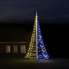 Starlight ljusslinga flaggstång, 6m, 1500 LED, DUO