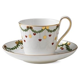 Royal Copenhagen Star Fluted Jul Kopp &amp; fat