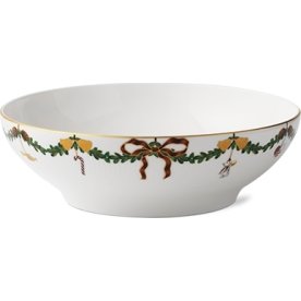 Royal Copenhagen Star Fluted Christmas Skål, 220cl