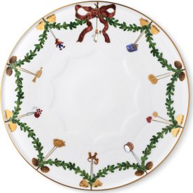 Royal Copenhagen Star Fluted Christmas Kakfat 32cm