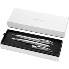 Pelikan Jazz N. Elegance Set, Res/Kulspets, silver