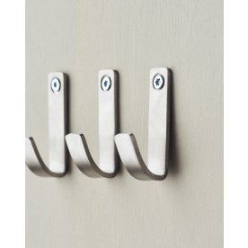 Meraki Krok, 3st, borstade silverfinish