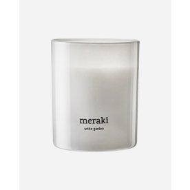 Meraki Doftljus, White garden, stor