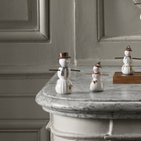 Kähler Hammershøi Christmas Snögubbe H11.5 cm