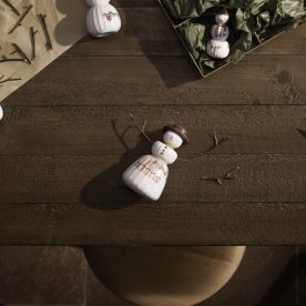 Kähler Hammershøi Christmas Snögubbe H11 cm