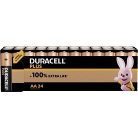 Duracell Plus Power AA-batteri, 24 st