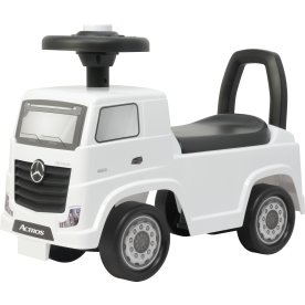 Gåbil Mercedes Actros lastbil för barn, vit