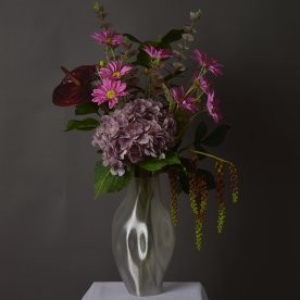Aura Copenhagen Bukett 8 stjälkar, rosa