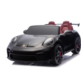 Elbil Porsche Spyder 911 GT3 barnbil, svart