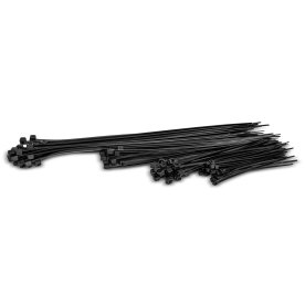 Kabelband - 100/150/200/300 mm, Svart, 100 st.
