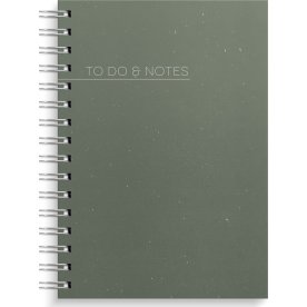 Burde Anteckningsbok | Notebook To Do | A5 | Grön