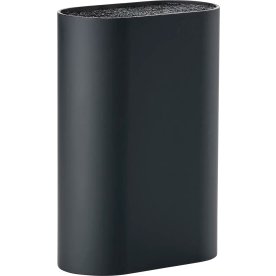 Zone Singles Knivblock, 17 x 9 x 24 cm, svart
