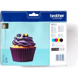Brother LC123VALBP Bläckpatroner, multipack