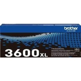Brother TN3600XL Lasertoner, svart, 6.000 sidor