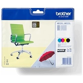 Brother LC229XLVALBP Bläckpatroner, flerpack, 6k