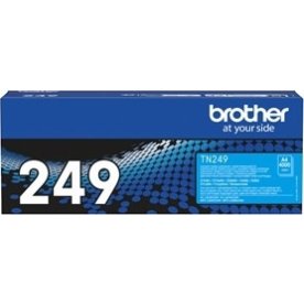 Brother TN249C Lasertoner, cyan, 4 000 sidor