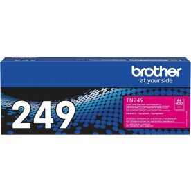 Brother TN249M Lasertoner, magenta, 4 000 sidor