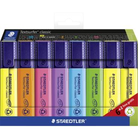 Staedtler Highlighter | 8 färger