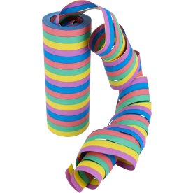 Serpentiner, jumbo, 1 rulle