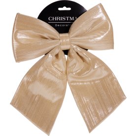 Rosett, guld, polyester, 20x23 cm
